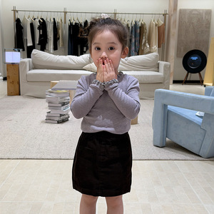<span class=keywords><strong>Maglietta</strong></span> Basica Aderente a Maniche Lunghe per <span class=keywords><strong>Bambina</strong></span> 1-5 Anni, Autunno 2026 - Product Image 4