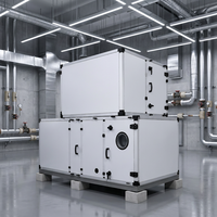 Unité de traitement d'air industrielle (UTA) - Système CVC - Équipement commercial de ventilation, de refroidissement, de chauffage, de filtration et de distribution d'air