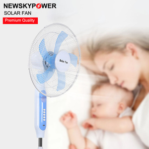 <span class=keywords><strong>พัดลม</strong></span>แบบมีใบพัดชาร์จไฟได้และไฟ LED, ใบพัด<span class=keywords><strong>16</strong></span><span class=keywords><strong>นิ้ว</strong></span>25W แบบตั้งพื้นพลังงานแสงอาทิตย์ - Product Image 5