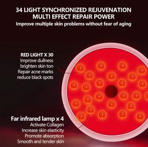 Masajeador de luz roja Renovación radiante Varita para el cuidado de la piel Equipo para el cuidado de la piel del cuello con masajeador facial de luz roja - Product Image 6