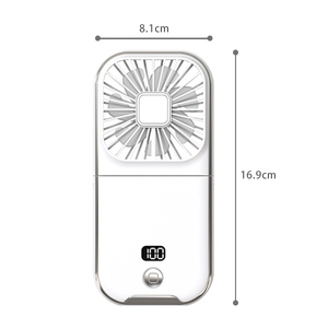 Ventilateur USB pliable haute vitesse avec affichage numérique 100 vitesses, ventilateur portable pour le bureau, la maison, les activités de plein air et les voyages - Product Image 2
