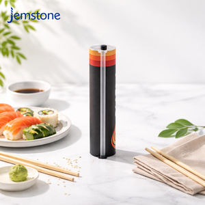 Custom Logo Recyclable Food Grade Cardboard Sushi Paper Cylinder Packaging Box Easily Sushi Push Pop up Paper Tube <b>Container</b> - Product Image 3