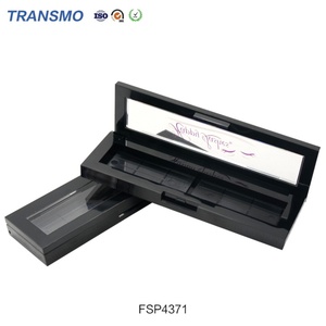 Makeup High Quality Middle Size Empty Eyeshadow Palette Plastic Cosmetic Empty Compact case Private <b>Label</b> Whosale - Product Image 5