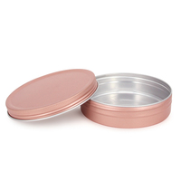 280G Pots ronds en aluminium personnalisés et boîtes métalliques vides, contenants fiables pour crèmes et onguents pour l'emballage cosmétique