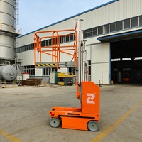 Plateforme élévatrice aérienne électrique monoplace TERLION TMWP6-2100 6m en aluminium, capacité 400 lb, certifiée CE ISO, personnalisable