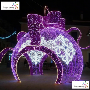 Boule de Noël LED géante lumineuse pour extérieur, éclairage d'événements extérieurs - Product Image 2