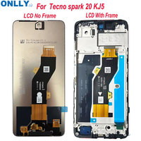 Écran LCD de téléphone portable pour Tecno Spark 20 Pro Plus 20c Remplacement de l'écran tactile Techno Kj5 Kj6