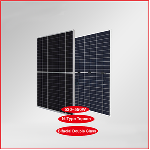 แผงโซลาร์เซลล์ PERC แบบโมโนคริสตัลไลน์ชนิด N ระดับ Tier 1 สีดำทั้งหมด กำลังไฟ 550 วัตต์ แบบสองหน้า (Bifacial) กระจกสองชั้น HJT เซลล์แบบ Half-Cut ราคาขายส่งถูกกว่า - Product Image 4