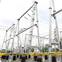 Structure de substation électrique Kehua haute tension 10kV-500kV en acier galvanisé à chaud pour l'architecture électrique