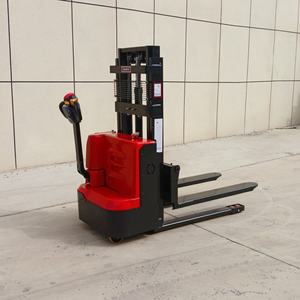 Transpaleta eléctrica de 1 tonelada y 2 toneladas, apilador de empuje que se puede utilizar en interiores y exteriores - Product Image 1