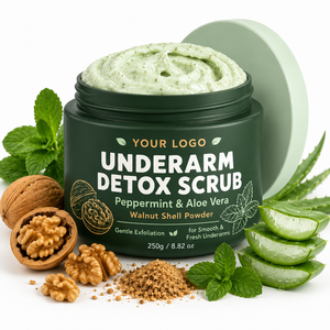 Exfoliante diario unisex para axilas, elimina la pigmentación, suaviza la piel, exfoliante iluminador para axilas, 250g, gran capacidad, exfoliante corporal - Product Image 1