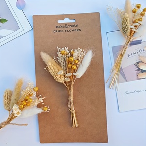 Paquetes de Flores Secas Naturales Doradas Estilo Boho al por Mayor para Recuerdos de Boda, Cajas de Regalo, Decoración de Mesa para Fiestas en Casa - Product Image 3