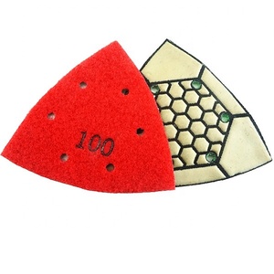 Tampons de polissage à sec triangulaires 50-3000 #   Pour pierre, marbre et <span class=keywords><strong>verre</strong></span> - Product Image 3