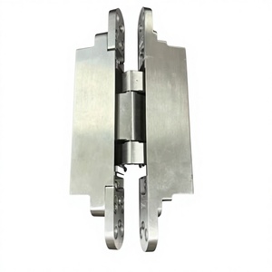Charnière de porte moderne Noka BS200-R à fermeture douce réglable à 180 degrés, en acier inoxydable, ouverture cachée 3 mm - Product Image 5
