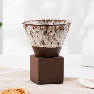 Thiết kế mới sáng tạo madou retro phong cách Đồ Đá tách trà đặt Arabic Phễu hình nón gốm cốc trà - Product Image 6