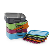Boîte à lunch Tiffin Bento en acier inoxydable 304 de style japonais avec isolation thermique 900ML avec couvercle étanche