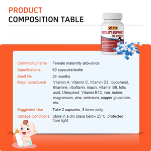 Suplemen Kesuburan Alami Wanita untuk Kembar dengan Asam Folat dan CoQ10 Produsen Kapsul Label Pribadi OEM - Product Image 5