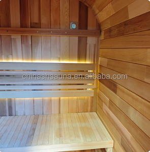 Sauna traditionnel extérieur pour 2 personnes |   Cabane en cèdre rouge naturel pour villas de jardin, espaces extérieurs et spas de bien-être à domicile - Product Image 3