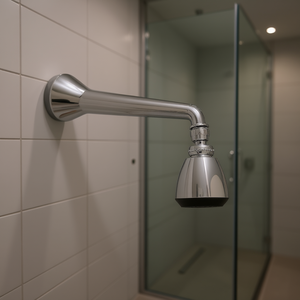 Brazo de Ducha Reforzado con Cabezal de Ducha Vesuvio Cromado, 26 cm de Longitud - Product Image 3