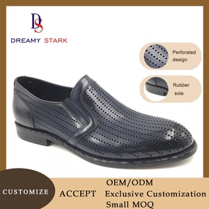 Zapatos de Cuero de Lujo para Hombre, Diseño Elástico Hecho a Mano, Alta Calidad, Estilo Vintage, Cómodos, Ligeros, Transpirables, con Logotipo Personalizado, para Otoño - Product Image 2