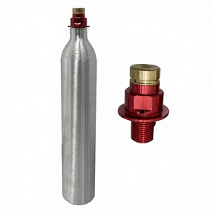 Cylindre en aluminium pour <span class=keywords><strong>soda</strong></span> de 0,6 L, 425 g, conforme aux normes TPED, TUV, CE, ISO7866, pour machine à <span class=keywords><strong>soda</strong></span> Sodastream, vente directe d'usine - Product Image 1