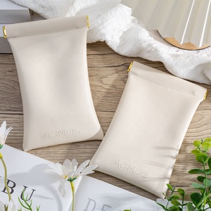 Custom Logo stampato piccolo sacchetto per chiavi confezione regalo sacchetto con inserto per espositore gioielli <span class=keywords><strong>e</strong></span> chiavi - Product Image 3
