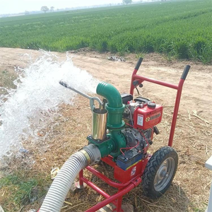 Farm Use Movable Diesel Engine Water Pump Wheeled <b>Sprinkler</b> <b>Irrigation</b> Pump - Product Image 1