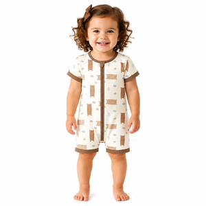 Pyjamas en bambou pour bébés filles, ensemble familial assorti, vêtements de nuit décontractés pour filles et garçons, respirants, écologiques, style raglan, Noël, tout le monde - Product Image 1