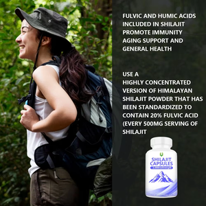 Hot Selling 2000MG Pure Shilajit Capsules Healthcare <b>Supplement</b> Promote Immunity Aging Support and Boost Energy Levels - Product Image 6