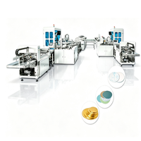 Machine automatique de collage de papier extérieur pour bases de gâteaux en MDF ondulé, pour le collage de papier coloré sur les bords des plateaux à gâteaux en carton