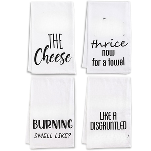 Serviettes de thé en sergé de coton tissé imprimé personnalisé à séchage rapide et absorbant pour un nettoyage quotidien lavable - Product Image 3