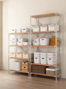 Logik lagerung 5-lagiges kalt gewalztes Stahl Selektives Paletten regal Display regal Regale Mehrstufiges Eisen für den Heimgebrauch im Schlafzimmer - Product Image 2