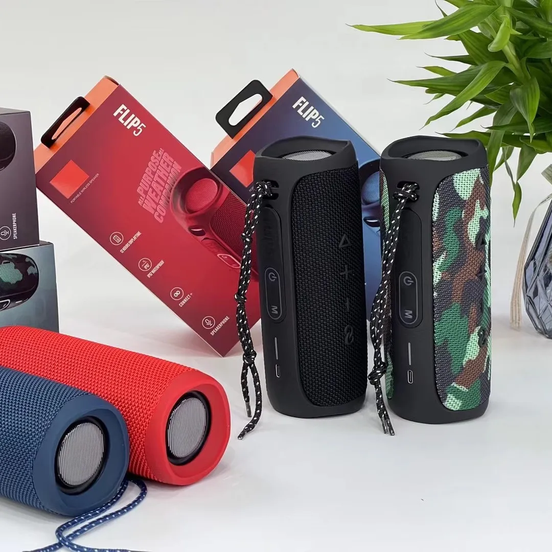 En çok satan 2024 Flip5 hoparlörler BT5.0 açık kablosuz müzik çalar Partybox bas taşınabilir hediye Boombox Flip 5 taşınabilir hoparlör