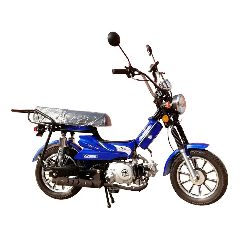 China Colombia Chili Brazilië Mini 50cc Gas Pocket Bike, Motorfiets 49 Cc Gas 49cc Motos Moto Bromfiets Voor Sales