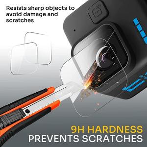 HOSHI-Protector de pantalla de vidrio templado duro, cubierta de lente para GoPro Hero11 Mini cámara <span class=keywords><strong>Gopro11</strong></span>, accesorios - Product Image 5