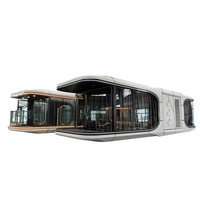 Maison capsule préfabriquée Velferda pour l'extérieur, hôtel, séjour chez l'habitant, bureau, conteneur, petite maison capsule D2 Valferda