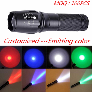 Алюминиевый водонепроницаемый T6 18650 перезаряжаемый светодиодный кемпинг тактический масштабируемый светодиодный фонарик - Product Image 6