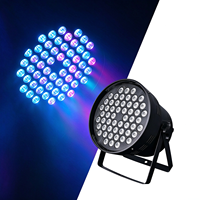 Projecteur de scène LED RGB L54B 54*1W avec contrôle DMX512, éclairage intérieur avec support en fer pour mariage, bar, DJ, discothèque, banquet, diffusion en direct
