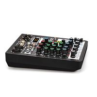 Carte son pour diffusion en direct Bekboes X-4, production musicale à domicile, 12V, 4 canaux, mini mixeur audio