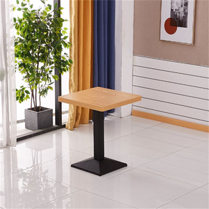 Commercial Furniture Wholesale <strong>Modern</strong> Iron Wooden Indoor Price Coffee Shop Kitchen Bar Restaurant <strong>Dining</strong> Mall School Hotel <strong>Table</strong> - Product Image 2