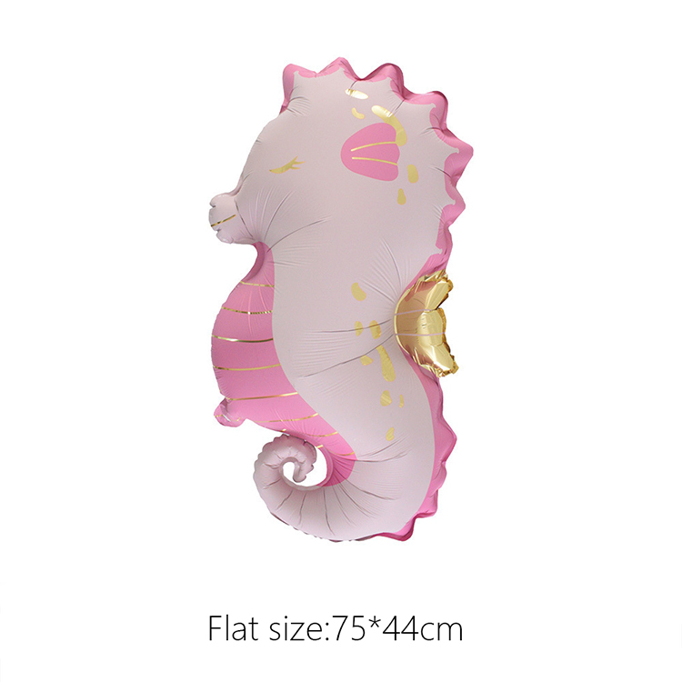 Pink seahorse