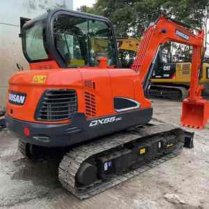 รถขุด Doosan DX55LC-7 รุ่นขายดีที่สุด เครื่องยนต์ Yanmar ประสิทธิภาพการทำงานสูง กำลัง 38.1 กิโลวัตต์ บุ้งกี๋ขนาด 0.3 ลูกบาศก์เมตร ปั๊ม เกียร์บ็อกซ์ มอเตอร์ PLC - Product Image 5