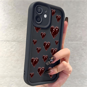 Cover per Telefono Cellulare in TPU Antiurto con Stampa Cuore Rosso Lucido e Design a Scala per <span class=keywords><strong>Samsung</strong></span> Galaxy A07 A17 A56 S26 Ultra - Product Image 4