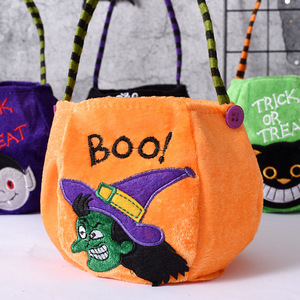 Bolsa <span class=keywords><strong>de</strong></span> Dulces <span class=keywords><strong>de</strong></span> Calabaza para Halloween, Bolsa <span class=keywords><strong>de</strong></span> Regalo para Niños, Decoración <span class=keywords><strong>de</strong></span> <span class=keywords><strong>Bruja</strong></span> y Elfo, Cesta <span class=keywords><strong>de</strong></span> Dulces - Product Image 5