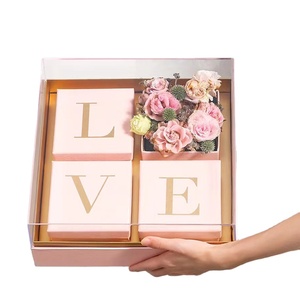 Decorazione del bouquet in acrilico trasparente confezione <span class=keywords><strong>regalo</strong></span> a <span class=keywords><strong>sorpresa</strong></span> vuota di san valentino confezione <span class=keywords><strong>regalo</strong></span> a <span class=keywords><strong>sorpresa</strong></span> d'amore - Product Image 1
