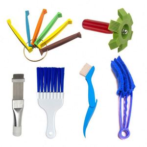 Kit de brosses de nettoyage pour climatiseur et fentes de fenêtre, avec peigne à ailettes, idéal comme cadeau - Product Image 4