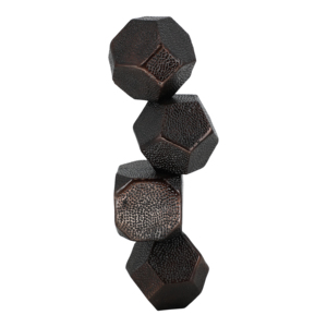 Piccola scultura a forma di sfera, statuetta decorativa per casa, ufficio, soggiorno, bagno, ingresso - Product Image 1