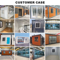 Tiny Casa, maison préfabriquée pliable, conteneur habitable mobile, 3 chambres, avec rangement intégré