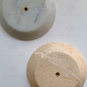 Hot Selling Living Room White Marble <strong>Knobs</strong> Bathroom Decorative Beige Travertine Marble <strong>Knobs</strong> For Drawers - Product Image 6
