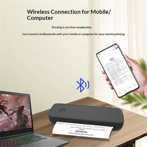 Inkless <b>Portable</b> A4 <b>Mini</b> Thermal <b>Printer</b> Bluetooth PDF Excel Word Document Printing Machine for Office Work Home School - Product Image 5
